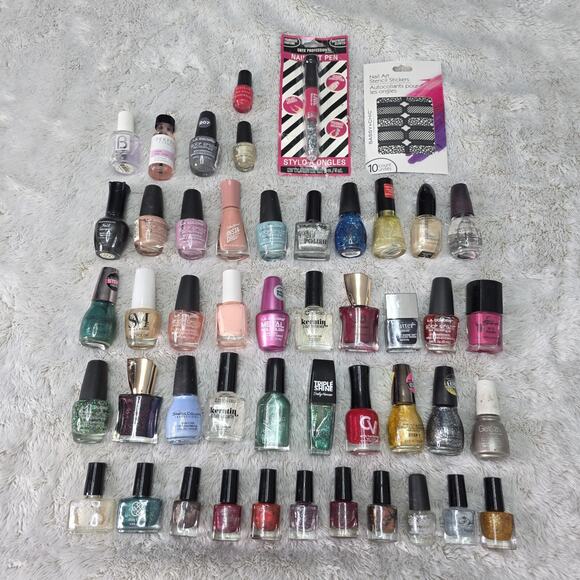 Mixed lot of Nail Polish Lot of 48 Assorted Colors - Picture 15 of 16